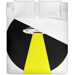 Ufo Flying Saucer Extraterrestrial Duvet Cover (california King Size) by Cendanart