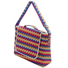 Zigzag Pattern Seamless Zig Zag Background Color Box Up Messenger Bag by Ket1n9