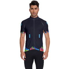 Tetris Game Men s Short Sleeve Cycling Jersey by Cendanart