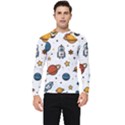 Set Cartoon Symbol Pattern Men s Long Sleeve Rash Guard View1