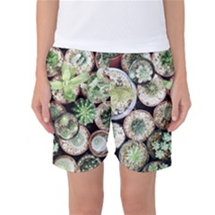 Cactus Nature Plant Desert Women s Basketball Shorts by Bedest