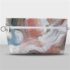 Abstract Pastel Waves Organic Handbag Organizer by Grandong