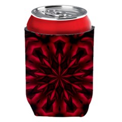 Kaleidoscope Template Red Abstract Can Holder by Grandong