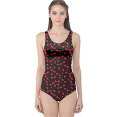 Dark Cherry One Piece Swimsuit by CoolDesigns