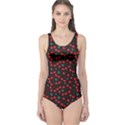 Dark Cherry One Piece Swimsuit View1