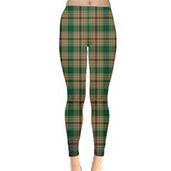 Shamrock Checks Shamrock Handraw Leggings  by CoolDesigns