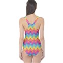 Rainbow Chevron One Piece Swimsuit View2