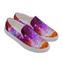 Fashion Galaxy Purple & Pink Pattern Womens Canvas Slip Ons View3