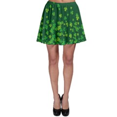 Shamrock Flow Green Green Shamrock Pattern Black Spathetti Strap Top by CoolDesigns