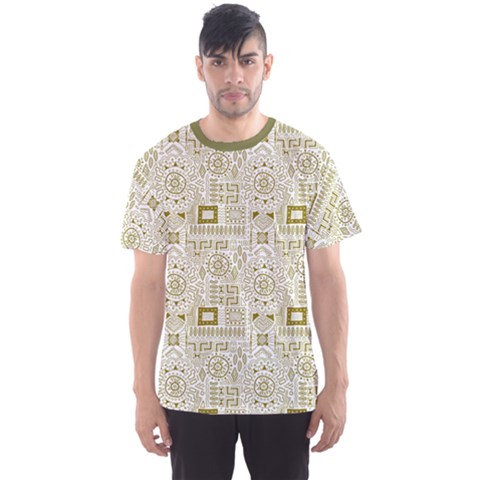 Olive Aboriginal Indigenous African Men s Sport Mesh Tee by CoolDesigns