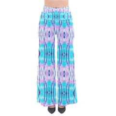 Aqua Tie Dye Palazzo Pants by CoolDesigns