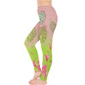 Pink Green Eggs Easter Leggings  View3