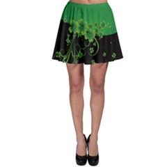 Shamrock Green Black Green Shamrock Pattern Black Spathetti Strap Top by CoolDesigns