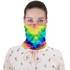 Unicorn Rainbow Colorful Tie Dye Face Cover Bandana (adult) by CoolDesigns