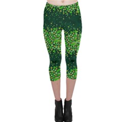 Shamrock Lot Capri Leggings  by CoolDesigns