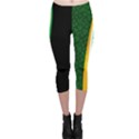 Irish Clover Lucky Irish Black Capri Leggings  View1