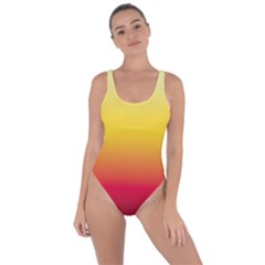 Yellow Orange Gradient Sunset Bring Sexy Back Swimsuit by CoolDesigns