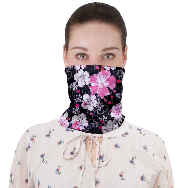 Black Hawaii Face Mask Bandana