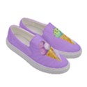 Blue Violet Dessert Sweet Food Snacks Icecream Womens Slip Ons View3