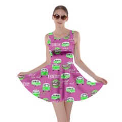 Amethyst Green Vw Van Skater Dress by CoolDesigns