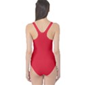 Red Ribbon Cut-Out One Piece Swimsuit View2