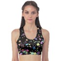 Colorful Clover Shamrock Handraw Sports Bra View1