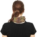 Brown Orange Tiger Print Face Covering Bandana (Two Sides) View2