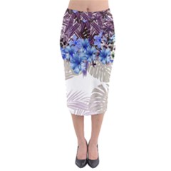 Blue Hawaii 3 Midi Pencil Skirt by CoolDesigns