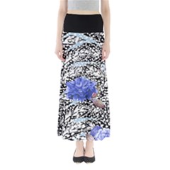 Blue Roses Maxi Skirt by CoolDesigns