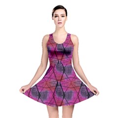 Pink Neon Laser Beams Skater Dress by CoolDesigns