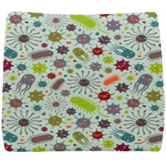 Seamless Pattern With Viruses Seat Cushion by Bedest