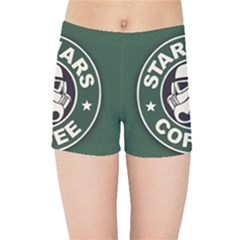 Stormtrooper Coffee Kids  Sports Shorts by Cendanart