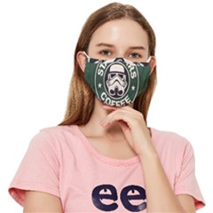 Stormtrooper Coffee Fitted Cloth Face Mask (adult) by Cendanart