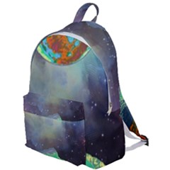 Psychedelic Universe Color Moon Planet Space The Plain Backpack by Cendanart