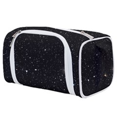 Sky Black Star Night Space Edge Super Dark Universe Toiletries Pouch by Cendanart