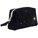 Sky Black Star Night Space Edge Super Dark Universe Wristlet Pouch Bag (Large) View1