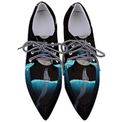 Dolphin Moon Water Pointed Oxford Shoes by Ndabl3x