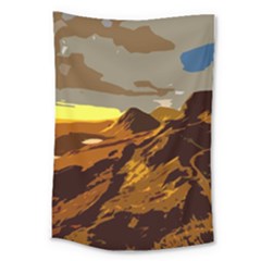 Scotland Monti Mountains Mountain Large Tapestry by Cendanart