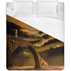 Bridge Of Regret Duvet Cover (california King Size) by Cendanart