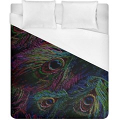 Peacock Feather Paradise Duvet Cover (california King Size) by Cendanart