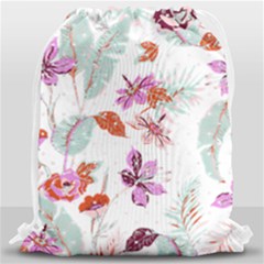 Flawer Drawstring Bag (large) by saad11