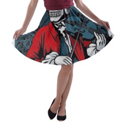 Ghost A-line Skater Skirt by saad11