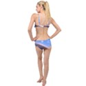 Earth Blue Galaxy Sky Space Layered Top Bikini Set View2