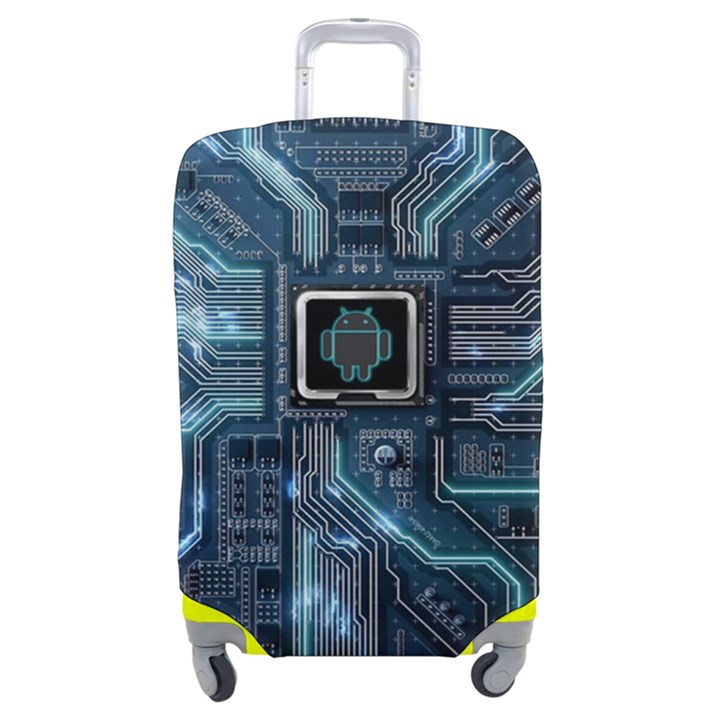 Circuit Board Motherboard Luggage Cover (Medium)