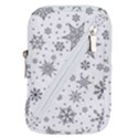 Snowflake-icon-vector-christmas-seamless-background-531ed32d02319f9f1bce1dc6587194eb Belt Pouch Bag (Large) View1