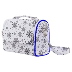 Snowflake-icon-vector-christmas-seamless-background-531ed32d02319f9f1bce1dc6587194eb Satchel Shoulder Bag by saad11