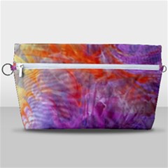 Flowing Petals Handbag Organizer by kaleidomarblingart