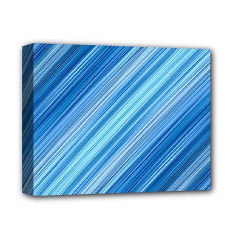 Ambience In Blue Deluxe Canvas 14  X 11  (stretched) by bruzer