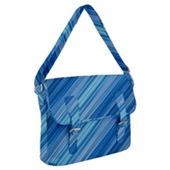 Ambience In Blue Buckle Messenger Bag by bruzer