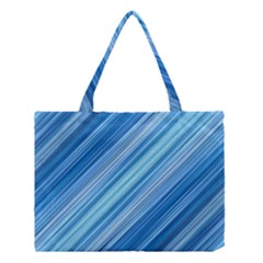 Ambience In Blue Medium Tote Bag by bruzer